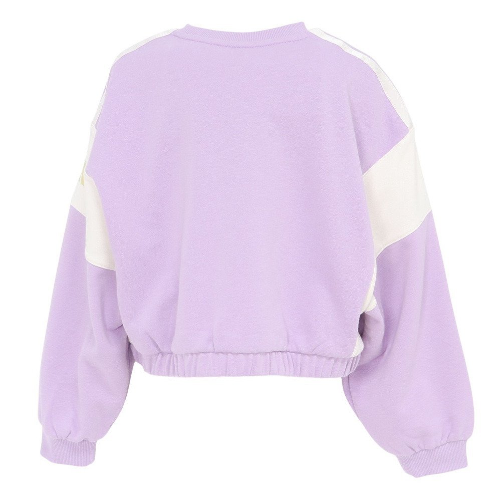 アディダス（adidas）（キッズ）ガールズ スウェット ルーズフィット クルーネック プルオーバー OO068-JZ8672