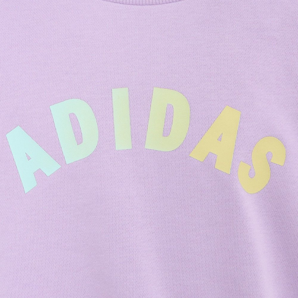 アディダス（adidas）（キッズ）ガールズ スウェット ルーズフィット クルーネック プルオーバー OO068-JZ8672