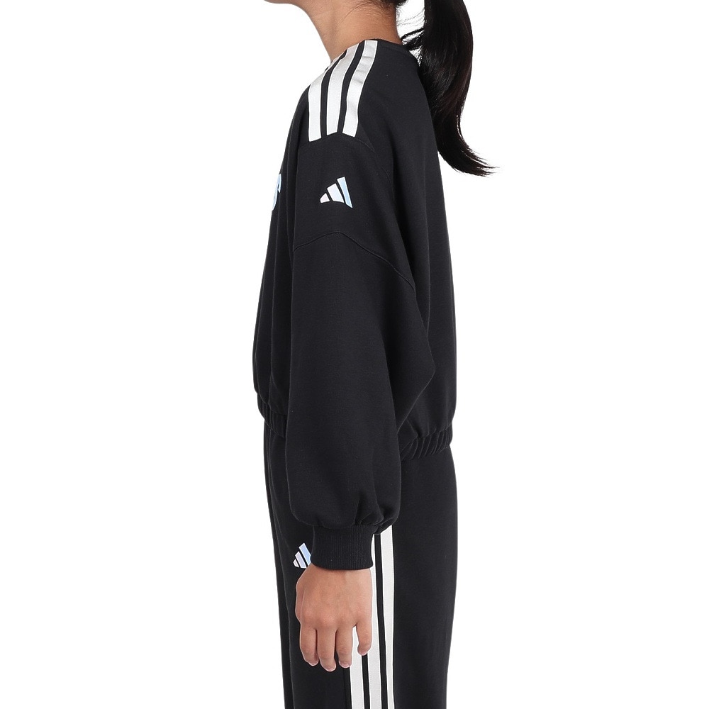 アディダス（adidas）（キッズ）ガールズ スウェット ルーズフィット