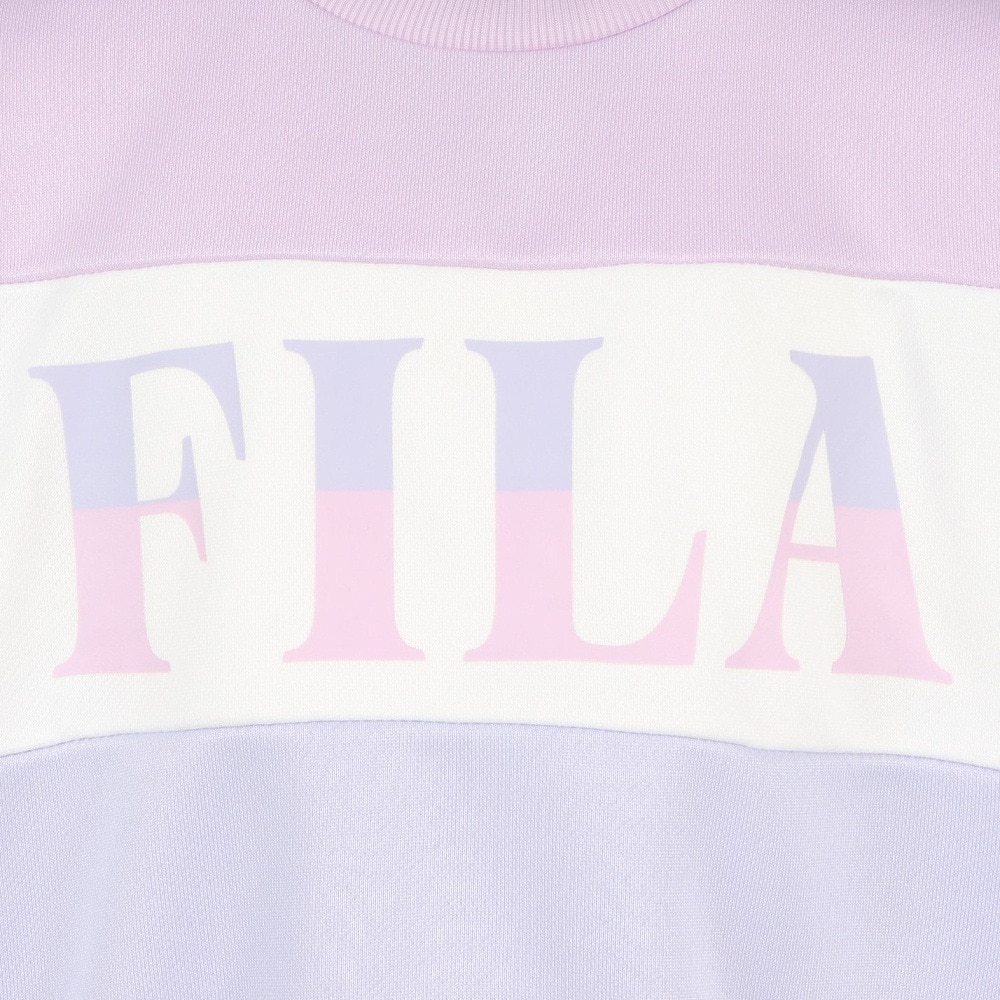 フィラ（FILA）（キッズ）ジュニア TC 裏毛 クルースウェットシャツ 145700-LAV