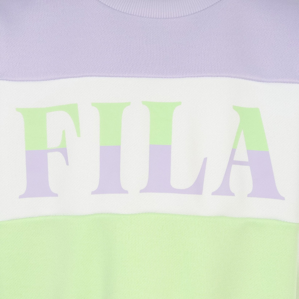 フィラ（FILA）（キッズ）ジュニア TC 裏毛 クルースウェットシャツ 145700-SAX