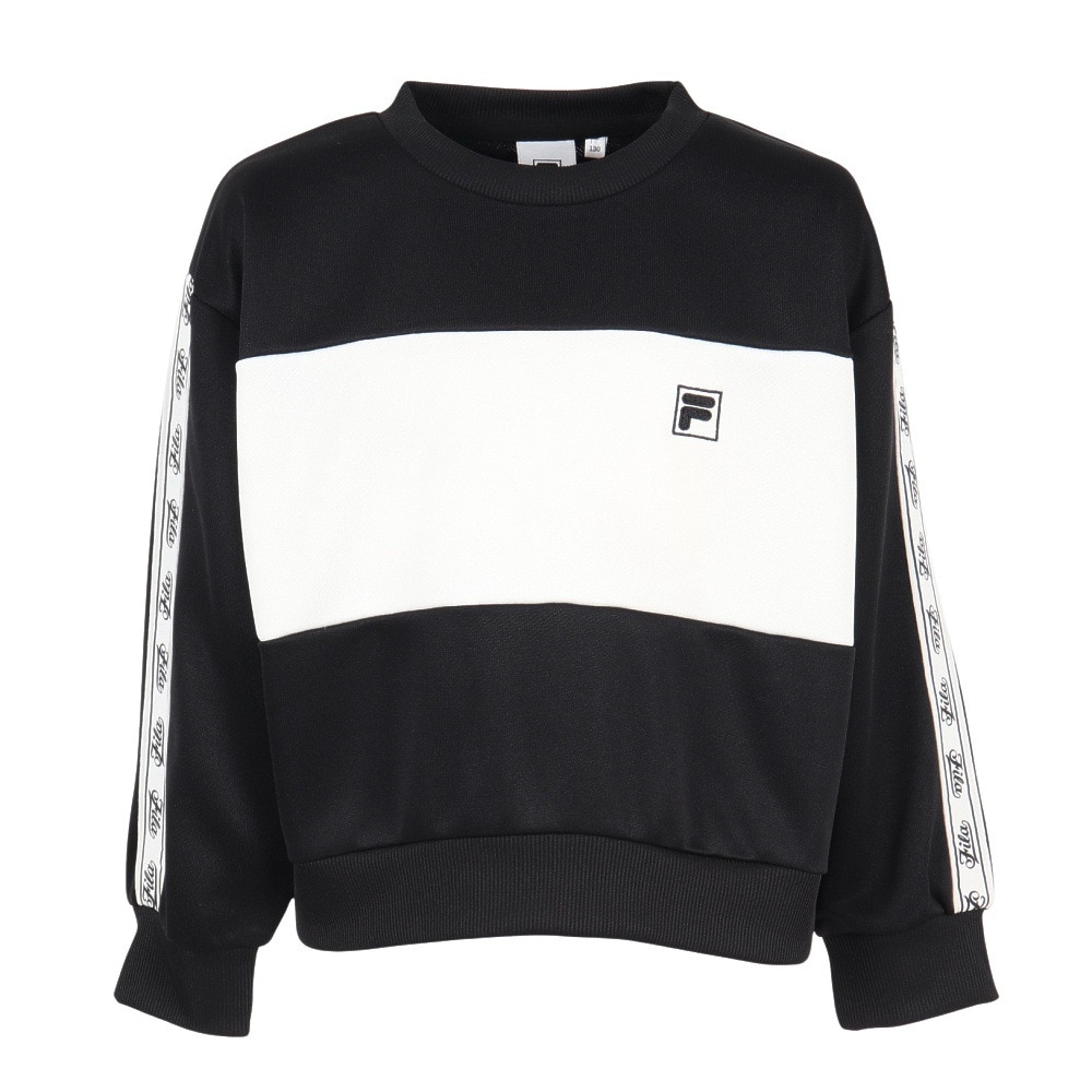 フィラ（FILA）（キッズ）ジュニア TC 裏毛 クルースウェットシャツ 145705-BK