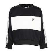 (キッズ)ジュニア TC 裏毛 クルースウェットシャツ 145705-BK