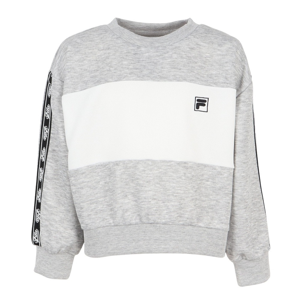 フィラ（FILA）（キッズ）ジュニア TC 裏毛 クルースウェットシャツ 145705-MGY