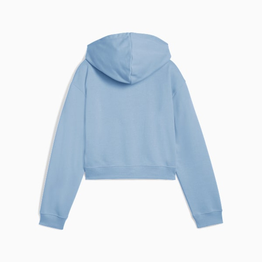 プーマ（PUMA）（キッズ）ガールズ ESS 2 カラー NO.1 ロゴ ショート レングス フーディ 687789 48 BGRY