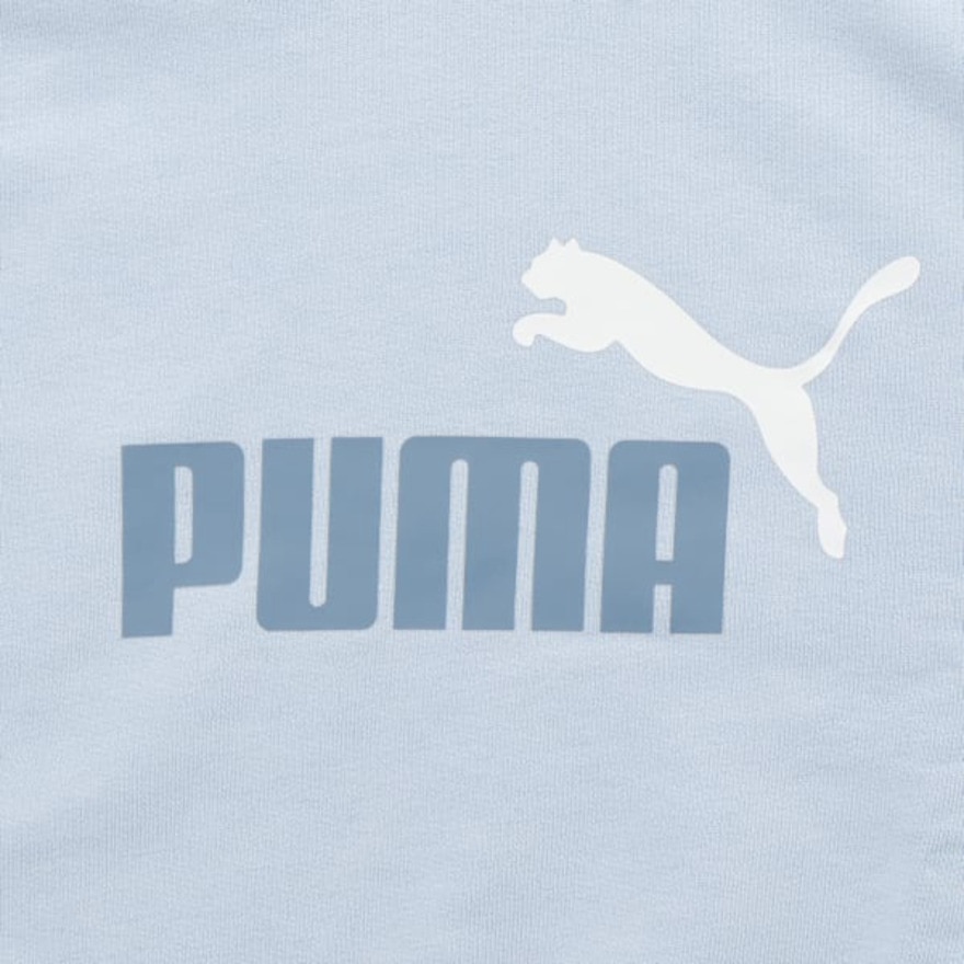 プーマ（PUMA）（キッズ）ガールズ ESS 2 カラー NO.1 ロゴ ショート レングス フーディ 687789 48 BGRY