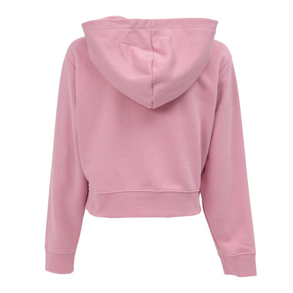 プーマ（PUMA）（キッズ）ジュニア ガールズ ESS 2カラー NO.1 ロゴ ショート レングス フーディ 687789 65 PNK