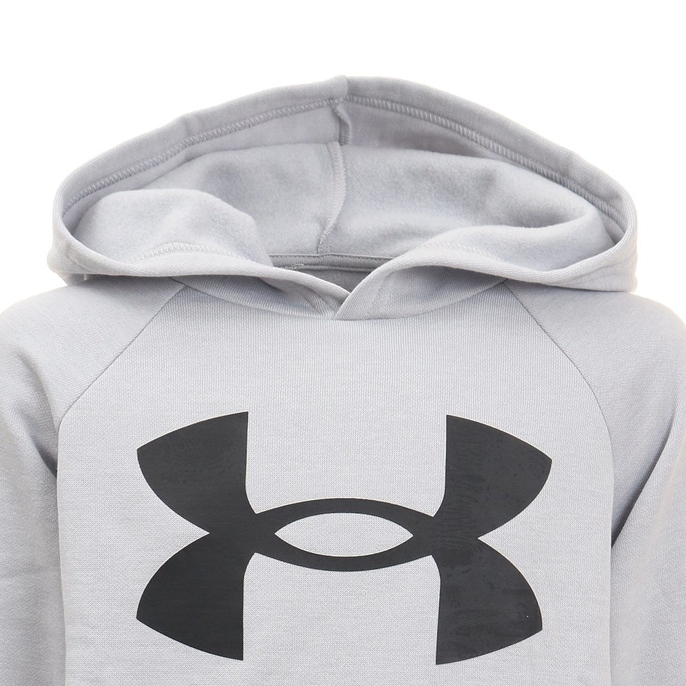 アンダーアーマー（UNDER ARMOUR）（キッズ）ライバルフリース ロゴ フーディー 1372204 011