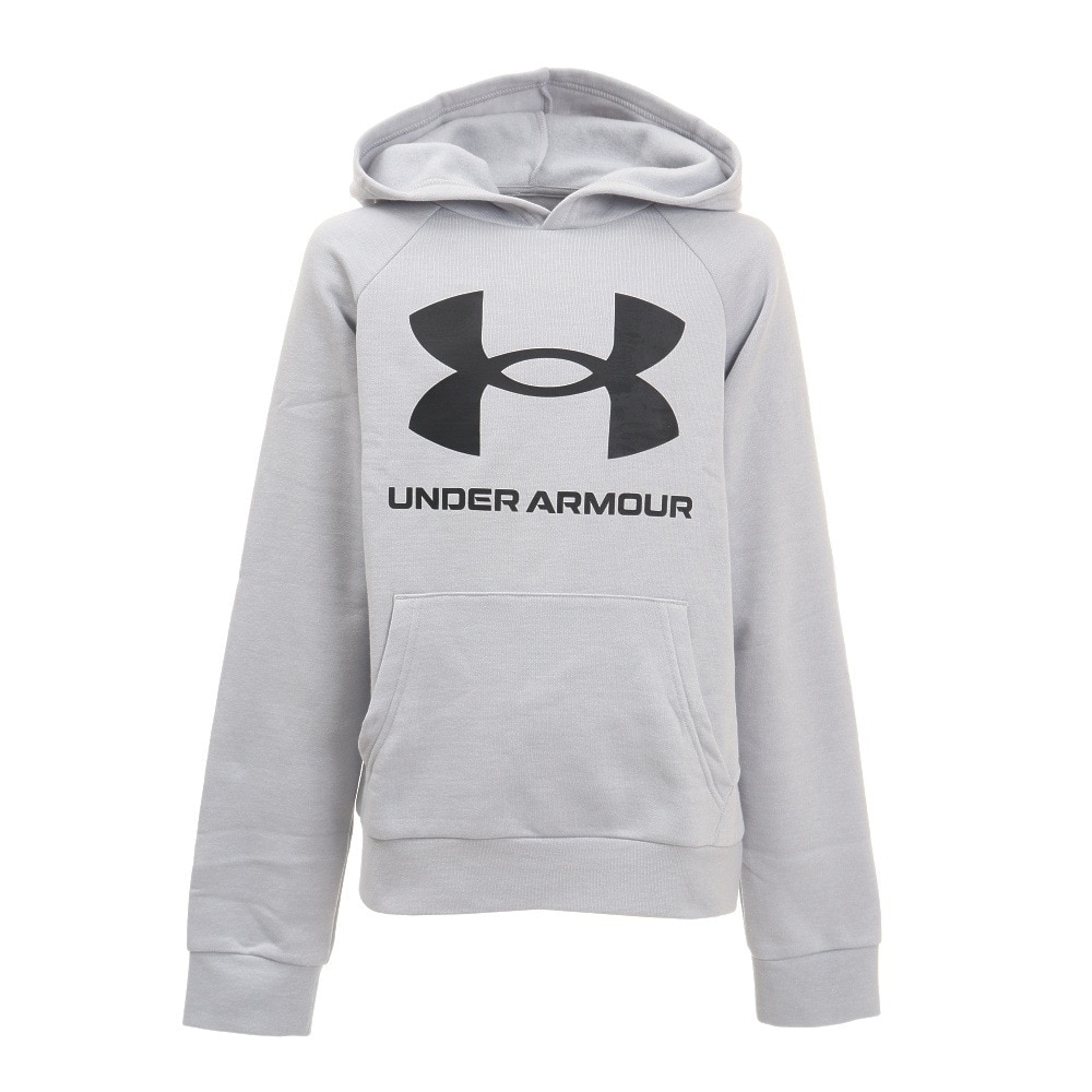 アンダーアーマー（UNDER ARMOUR）（キッズ）ライバルフリース ロゴ フーディー 1372204 011