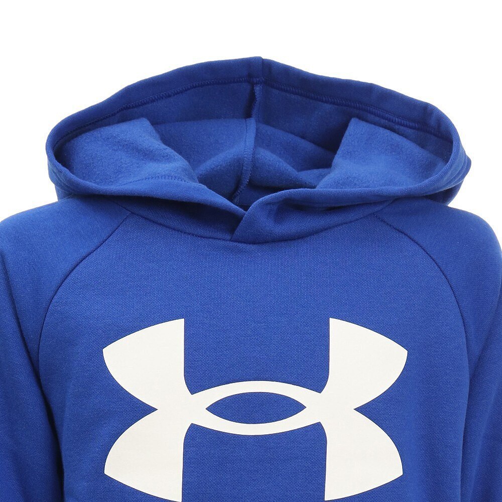 アンダーアーマー（UNDER ARMOUR）（キッズ）ライバルフリース ロゴ フーディー 1372204 400