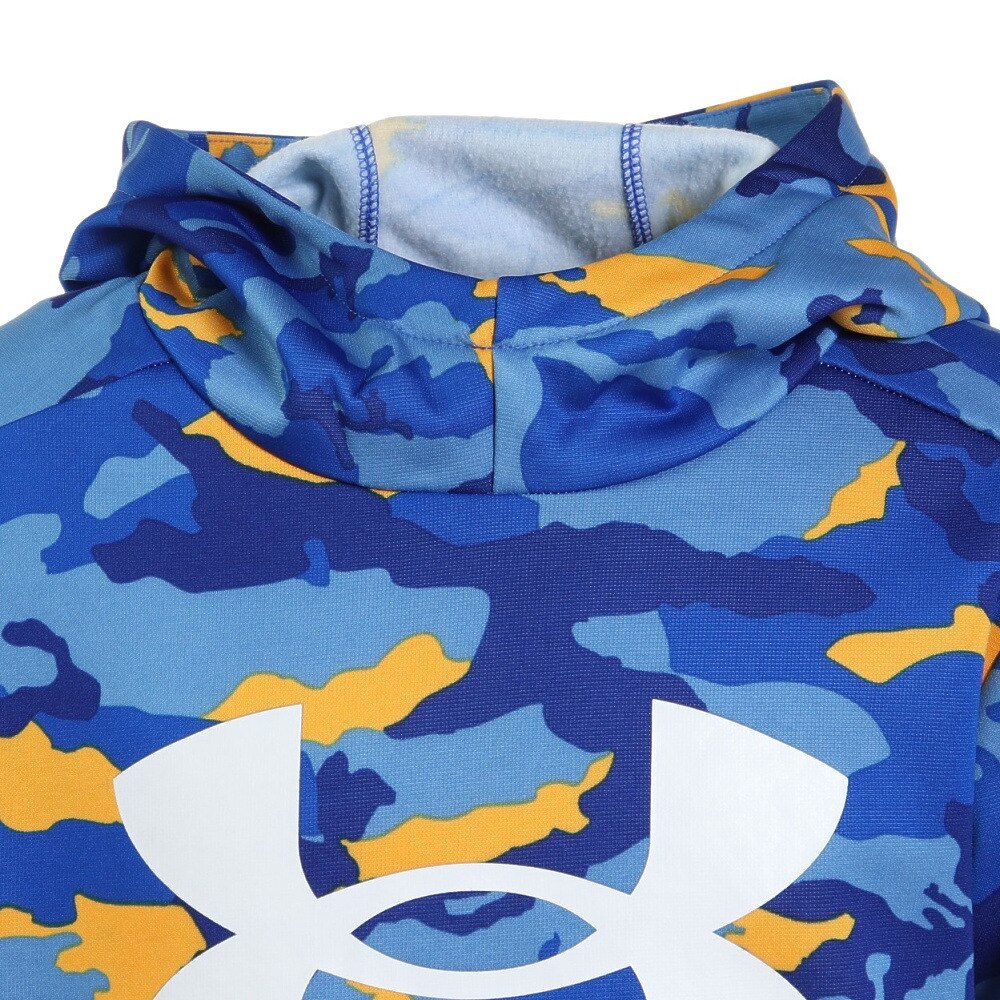 アンダーアーマー（UNDER ARMOUR）（キッズ）裏起毛 迷彩 ボーイズ アーマーフリース カモプリント フーディー 1375979 486