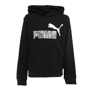 プーマ(PUMA)(キッズ)ガールズ ESS+ BLOOM フーディトレーナー 672577 01 BLK