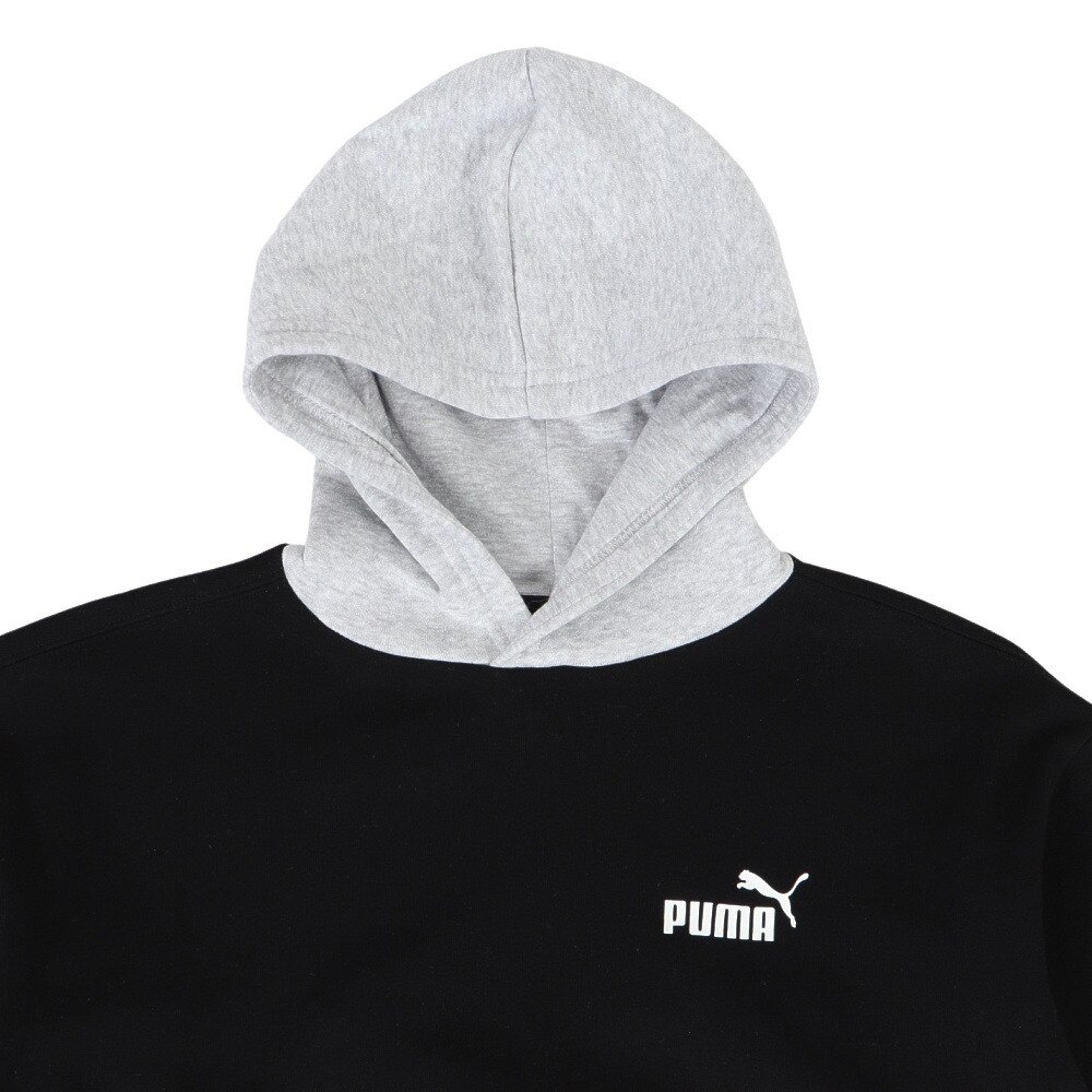 プーマ｜ボーイズ PUMA POWER カラーブロック フーディースウェット 672616 04 GRY - スポーツ用品はスーパースポーツゼビオ