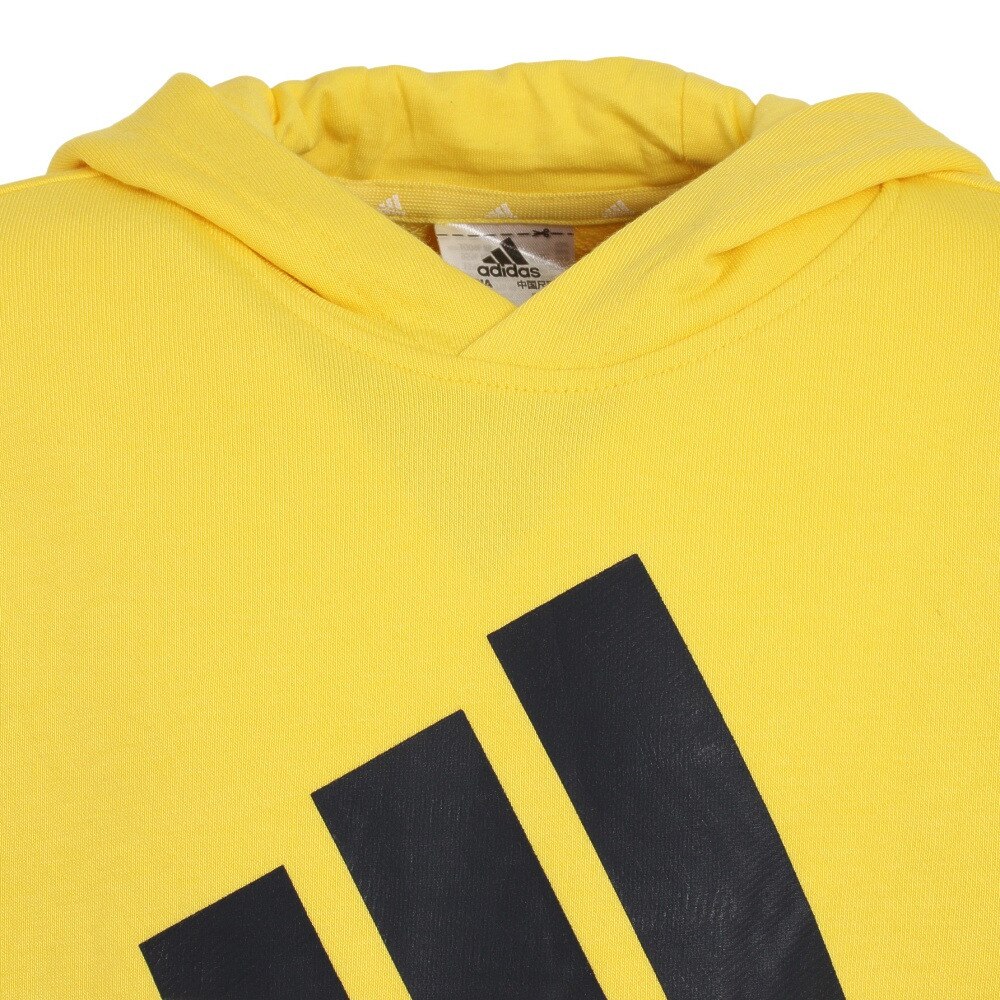 アディダス(adidas)(キッズ)ボーイズ ESS ビッグロゴ スウェットフーディ 29255-HN1913 スポーツ用品はスーパースポーツゼビオ キッズ ボーイズ パーカー 160サイズ 橙色 フード付き 古着