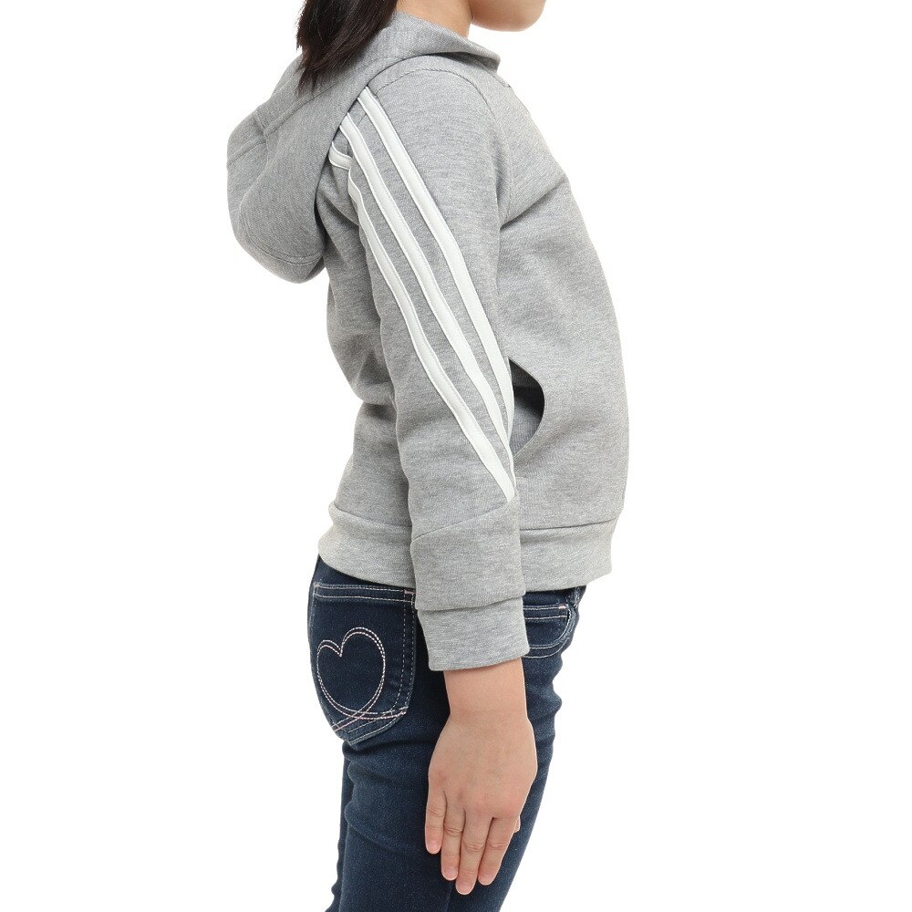 アディダス（adidas）（キッズ）ジュニア フューチャーアイコン スリーストライプス フルジップパーカー TX023-H44344  スポーツ用品はスーパースポーツゼビオ