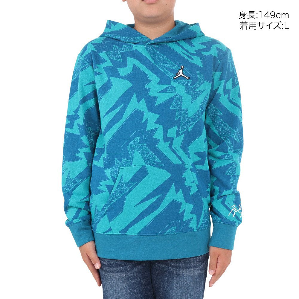 ジョーダン（JORDAN）（キッズ）ESSENTIALS AOP FT プルオーバー 95B917-U41