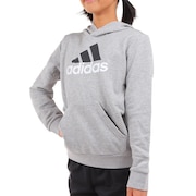 アディダス（adidas）（キッズ）エッセンシャルズ 2カラー ビッグロゴコットンパーカー スウェットフーディー ECO47-HB4362