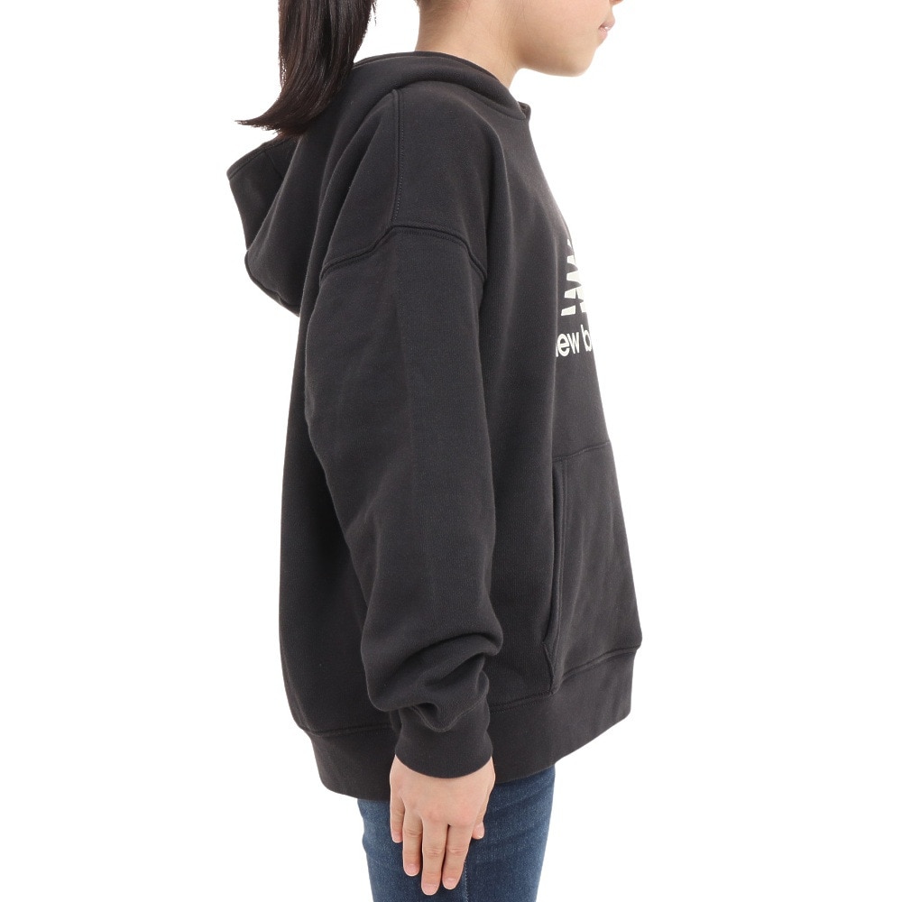 ニューバランス（new balance）（キッズ）パーカー キッズ  スウェットフーディー ABT35157PHM