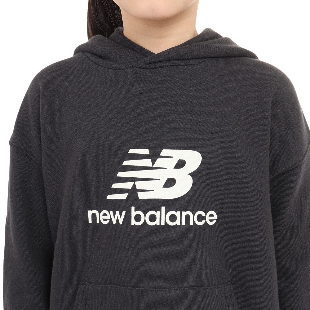 ニューバランス（new balance）（キッズ）パーカー キッズ  スウェットフーディー ABT35157PHM