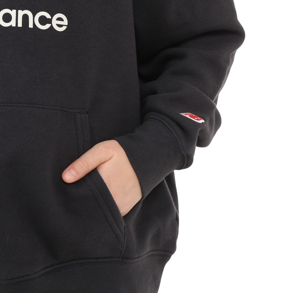 ニューバランス（new balance）（キッズ）パーカー キッズ  スウェットフーディー ABT35157PHM