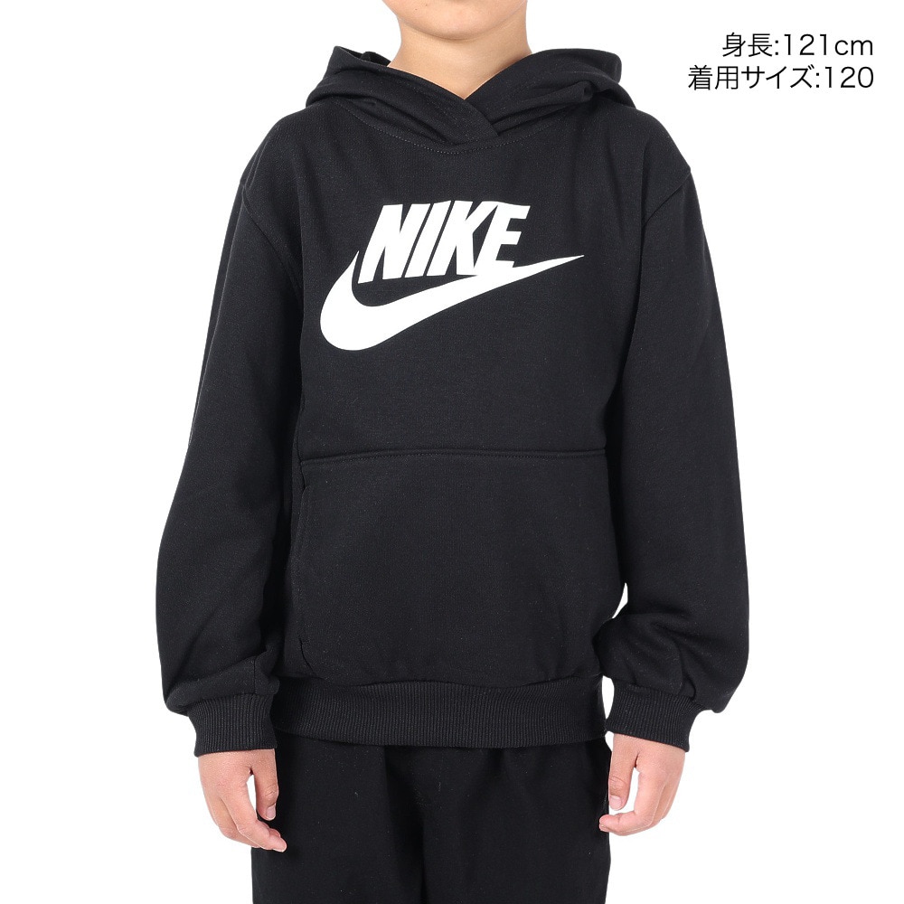 ナイキ（NIKE）（キッズ）キッズ プルオーバーパーカー NKN N NSW CLUB FT HBR 86L095-023