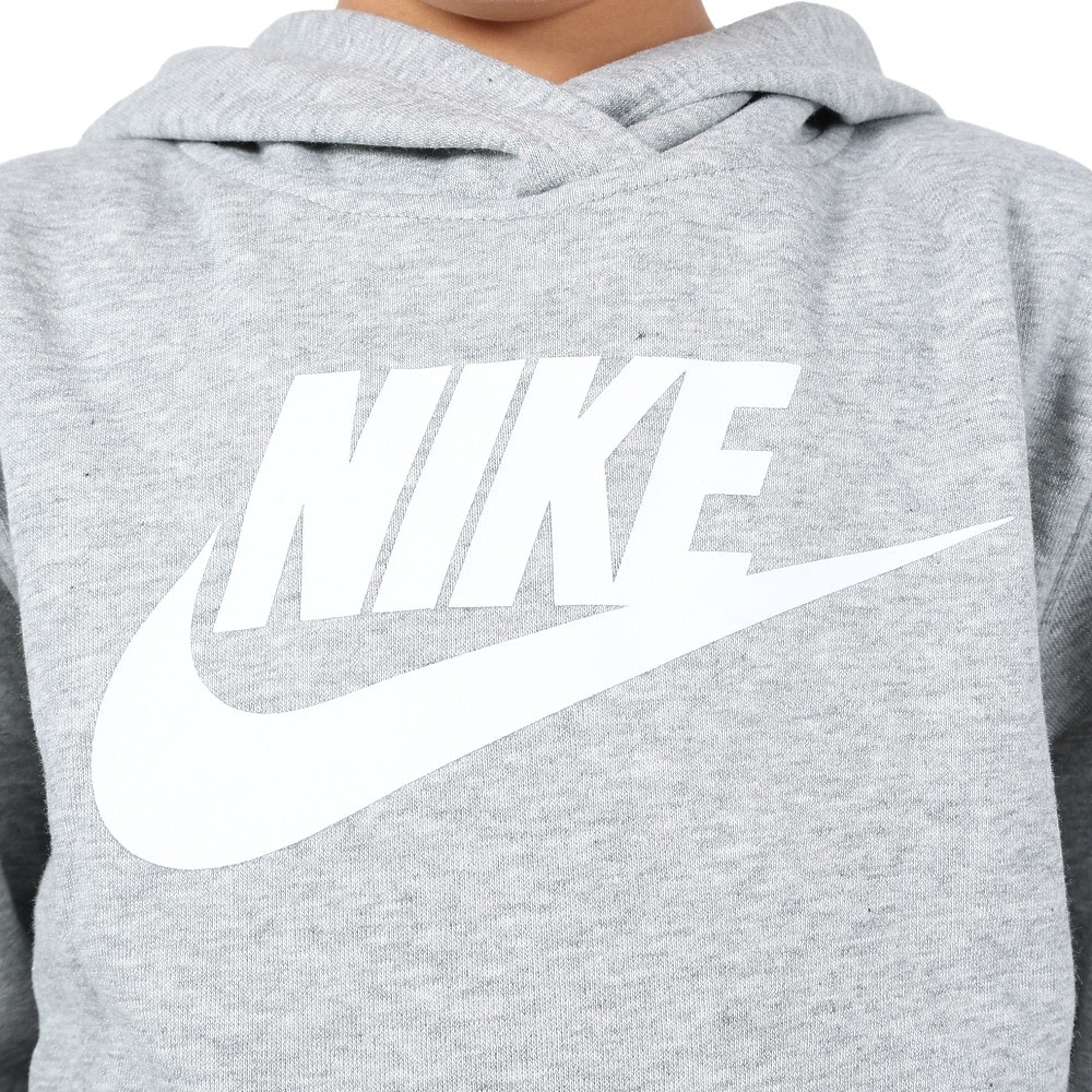 ナイキ（NIKE）（キッズ）キッズ プルオーバーパーカー NKN N NSW CLUB FT HBR 86L095-042