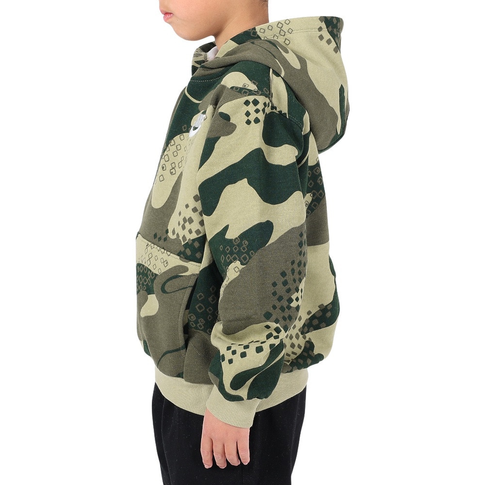 NIKE CAMOFLAGE PATTERN PULLOVER PARKA