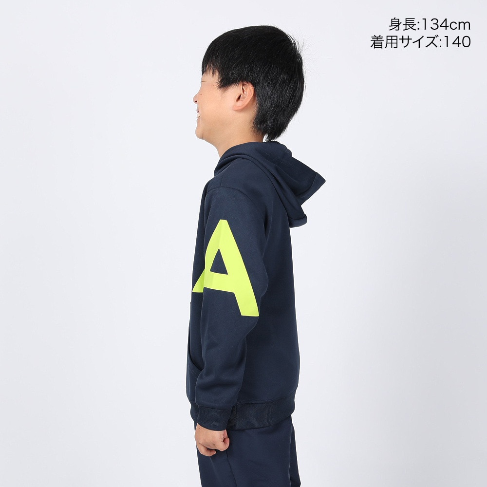 ジローム（GIRAUDM）（キッズ）ジュニア water rep light パーカー SW3F0033-TR862-GRCD NVY