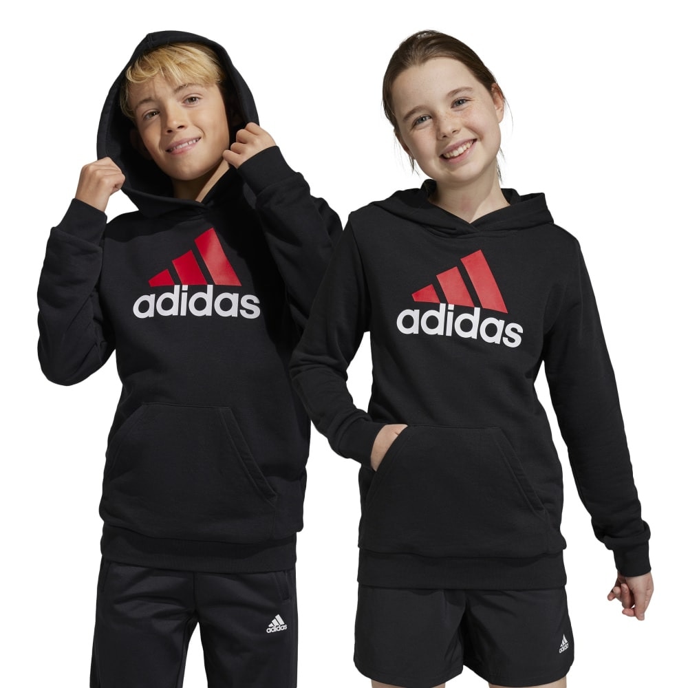アディダス（adidas）（キッズ）エッセンシャルズ 2カラー ビッグロゴコットンパーカー スウェットフーディー ECO47-HR6370