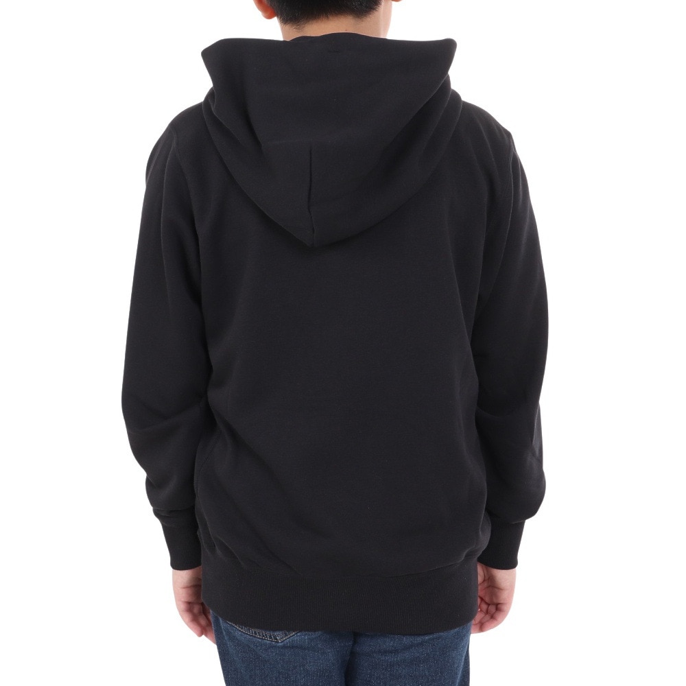 アディダス（adidas）（キッズ）キッズ スウェットフーディ エッセンシャルズ プラス ビッグロゴ プルオーバーパーカー KWF36-JE1731