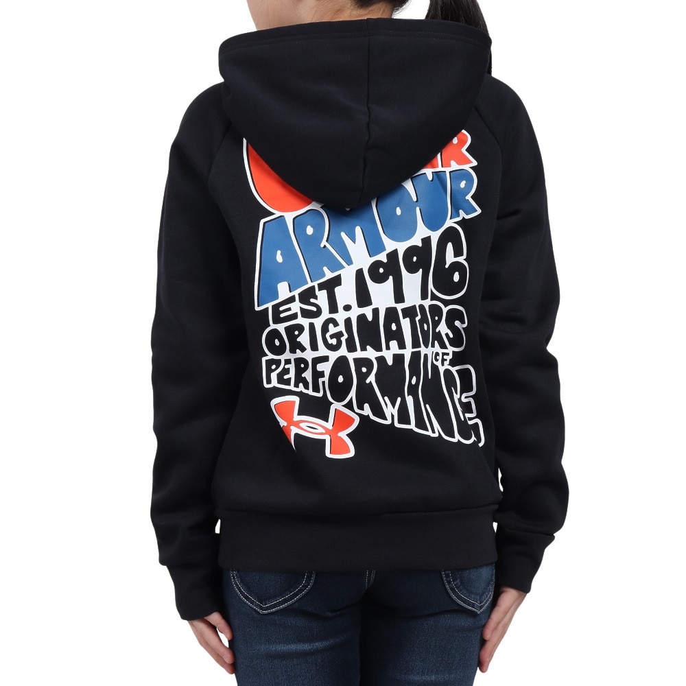 アンダーアーマー（UNDER ARMOUR）（キッズ）ライバルフリース スケッチパック フーディー 1386718 001
