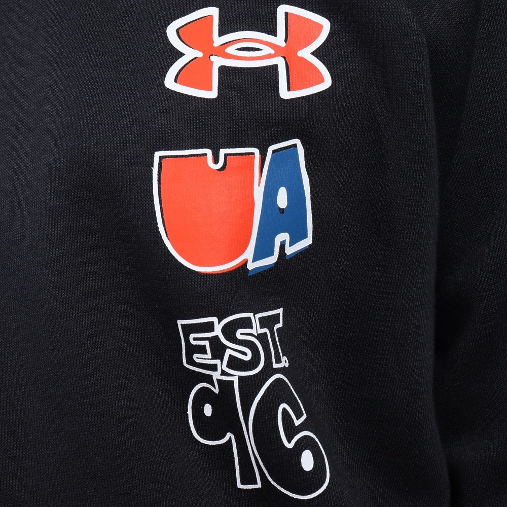 アンダーアーマー（UNDER ARMOUR）（キッズ）ライバルフリース スケッチパック フーディー 1386718 001