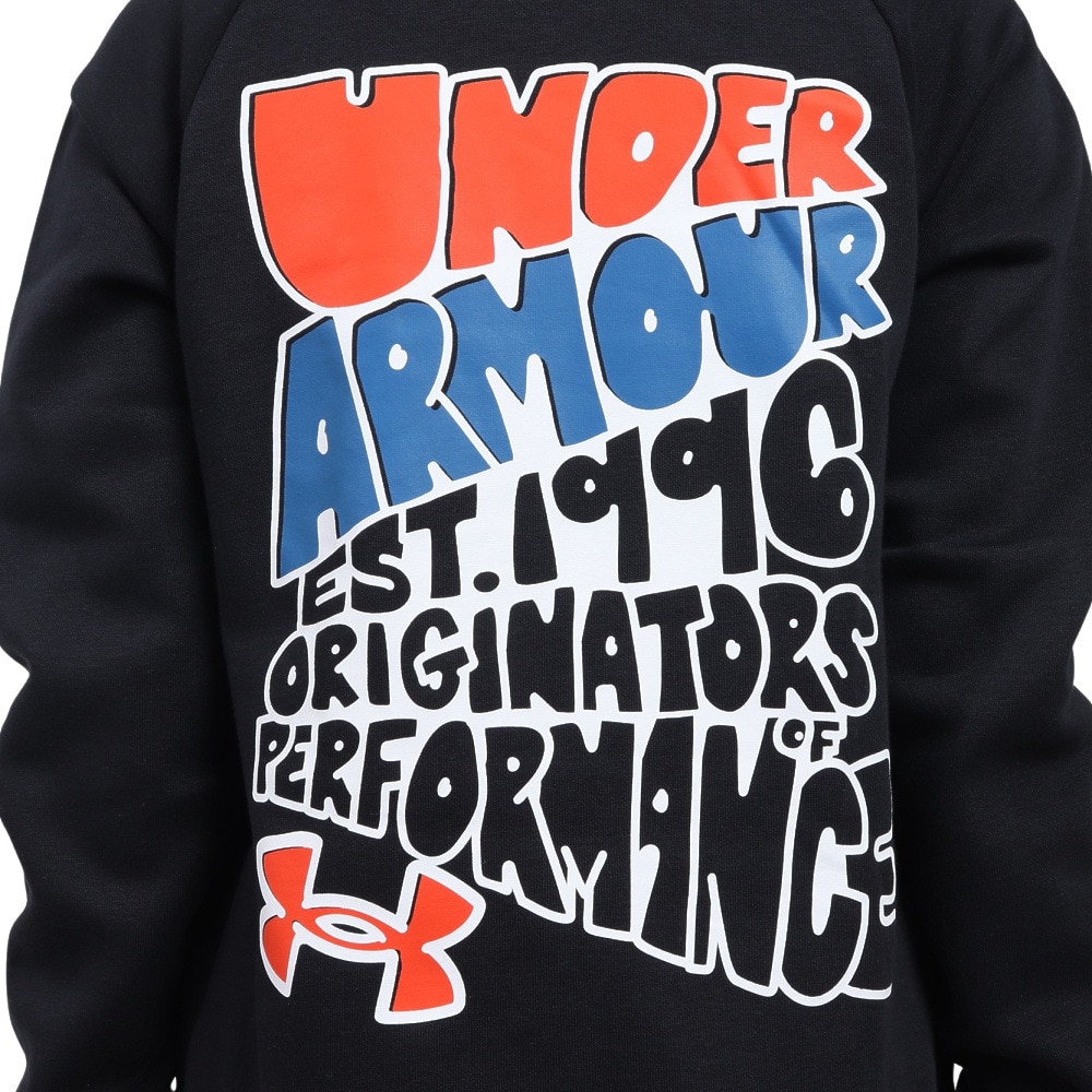 アンダーアーマー（UNDER ARMOUR）（キッズ）ライバルフリース スケッチパック フーディー 1386718 001