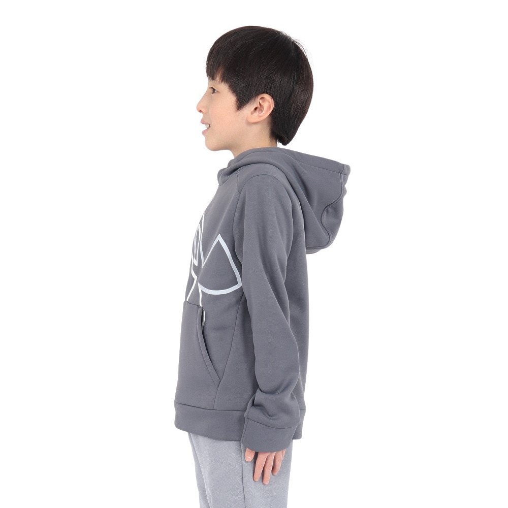 アンダーアーマー（UNDER ARMOUR）（キッズ）ジュニア アーマーフリース メガ ロゴ フーディー 1386992 025