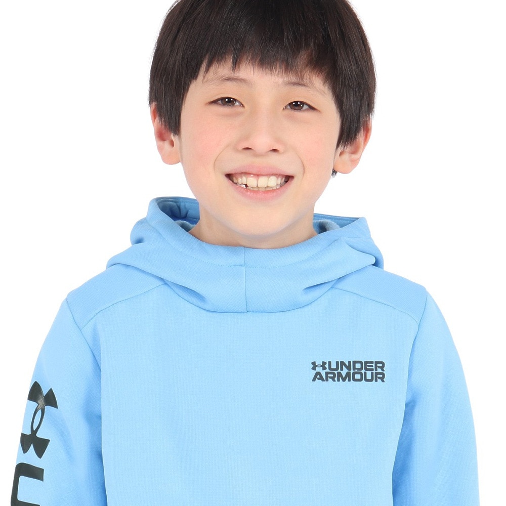 アンダーアーマー（UNDER ARMOUR）（キッズ）ジュニア アーマーフリース ワードマーク フーディー 1386993 465