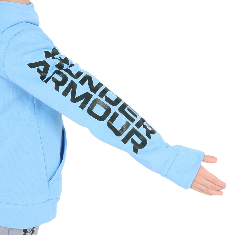 アンダーアーマー（UNDER ARMOUR）（キッズ）ジュニア アーマーフリース ワードマーク フーディー 1386993 465