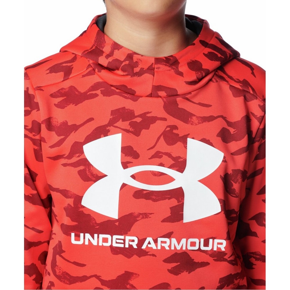 アンダーアーマー（UNDER ARMOUR）（キッズ）アーマーフリース プリント ビッグロゴ フーディー 1388280 713