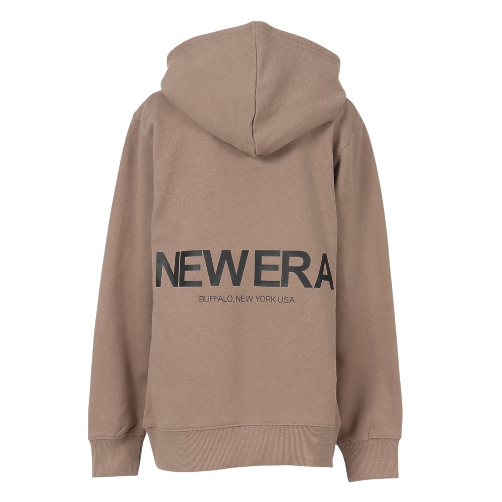 ニューエラ（NEW ERA）（キッズ）ユース 裏毛 スウェット プルオーバーフーディー The Origin ミルクティー 14325127