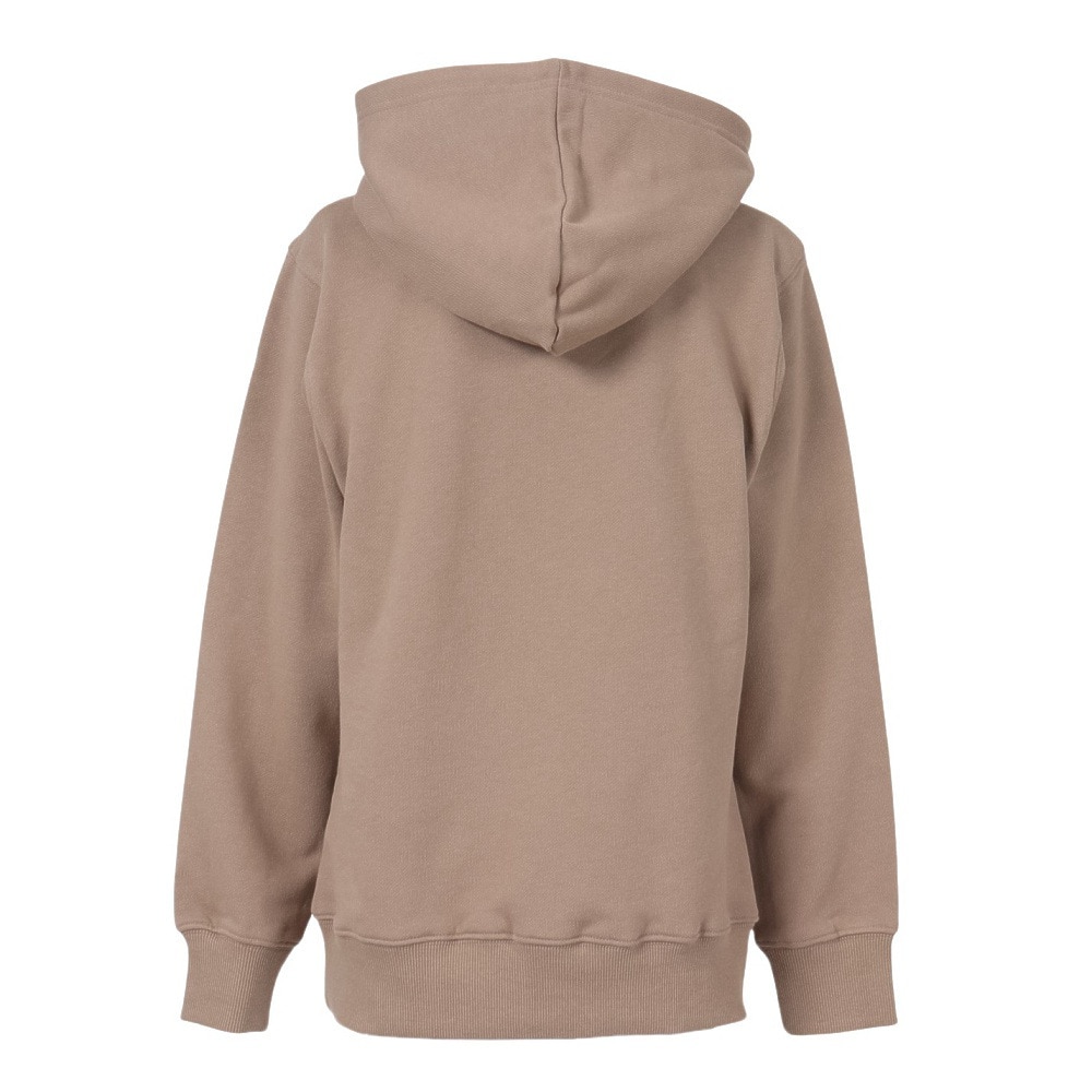 ニューエラ（NEW ERA）（キッズ）ユース 裏毛 スウェット プルオーバーフーディー Box Logo ミルクティー 14325129