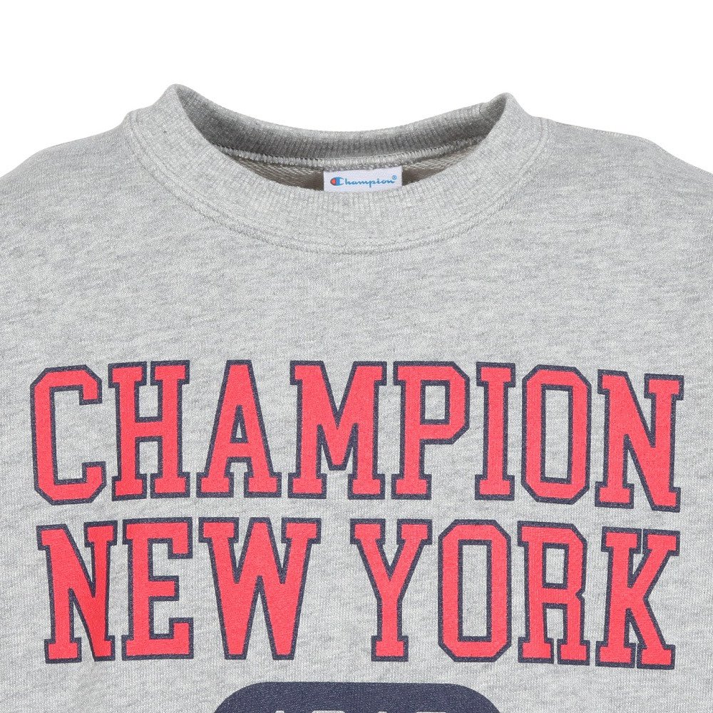 チャンピオン（CHAMPION）（キッズ）キッズ クルーネック 長袖 スウェットシャツ CK-A007 070