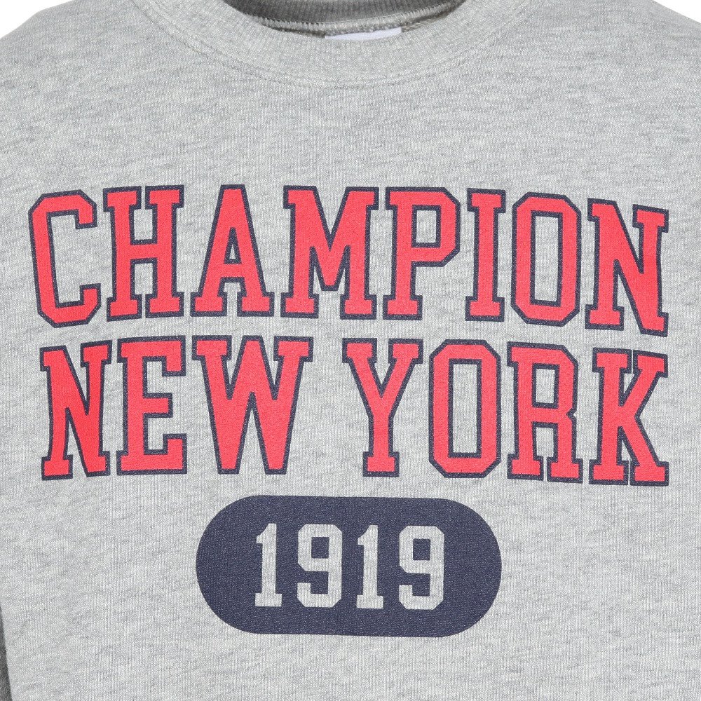 チャンピオン（CHAMPION）（キッズ）キッズ クルーネック 長袖 スウェットシャツ CK-A007 070