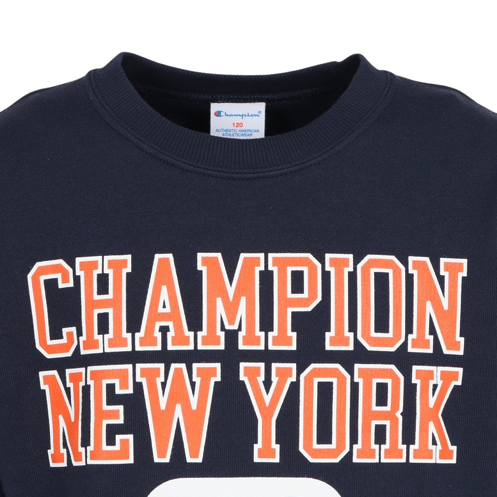 チャンピオン（CHAMPION）（キッズ）キッズ クルーネック 長袖 スウェットシャツ CK-A007 370