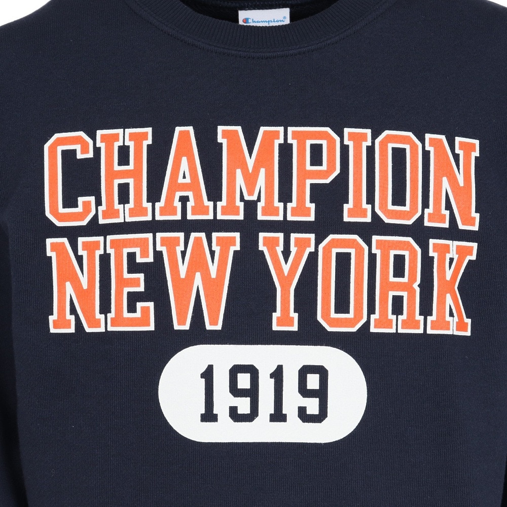 チャンピオン（CHAMPION）（キッズ）キッズ クルーネック 長袖 スウェットシャツ CK-A007 370