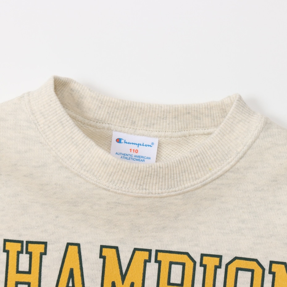 チャンピオン（CHAMPION）（キッズ）キッズ クルーネック 長袖 スウェットシャツ CK-A007 810