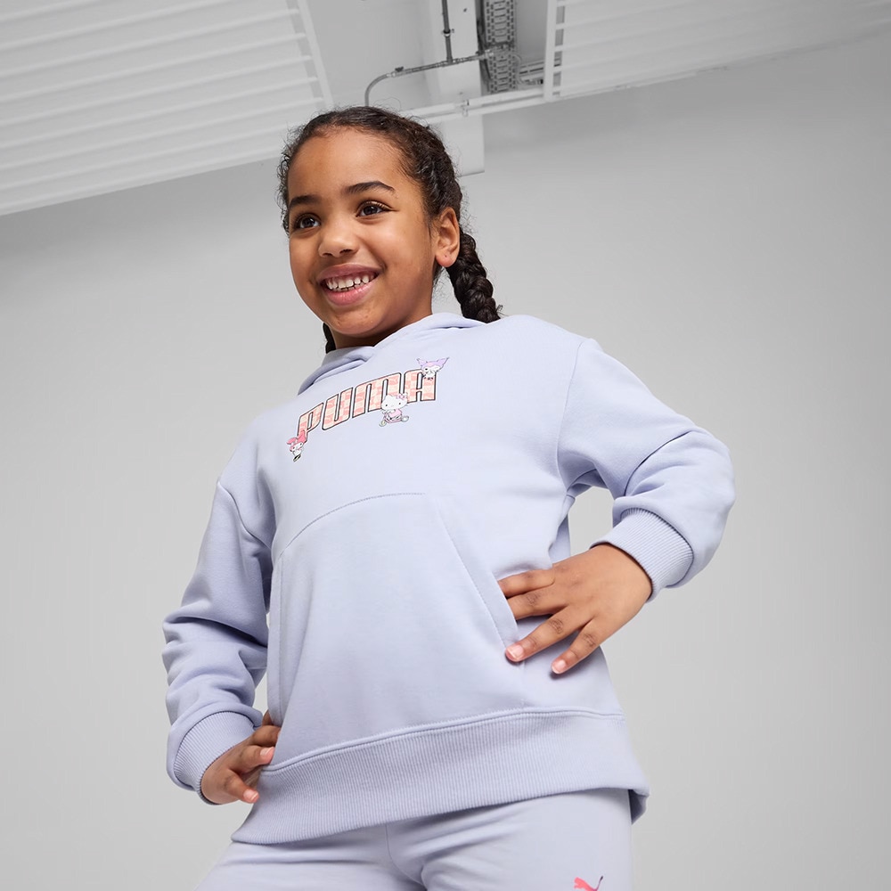 プーマ（PUMA）（キッズ）PUMA×ハローキティ&フレンズ リラックス フーディ スウェット 630063 47 LVD