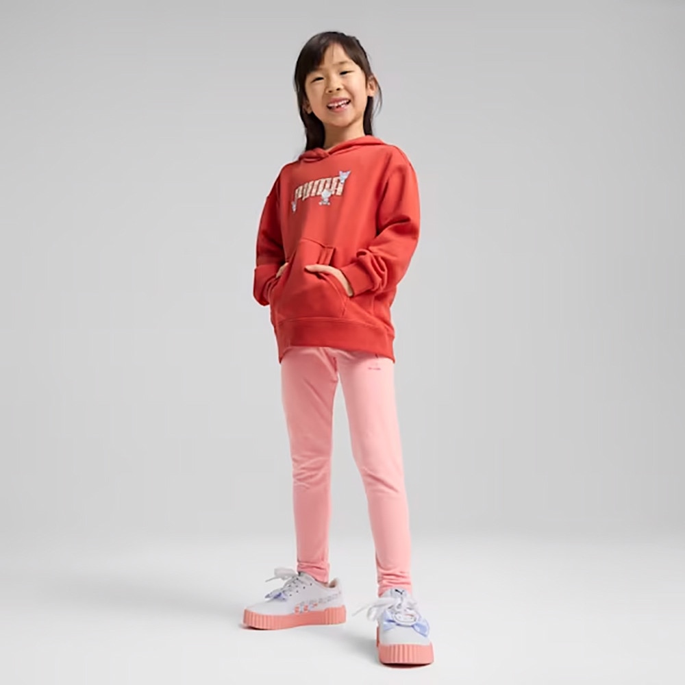 プーマ（PUMA）（キッズ）PUMA×ハローキティ&フレンズ リラックス フーディ スウェット 630063 15 RED