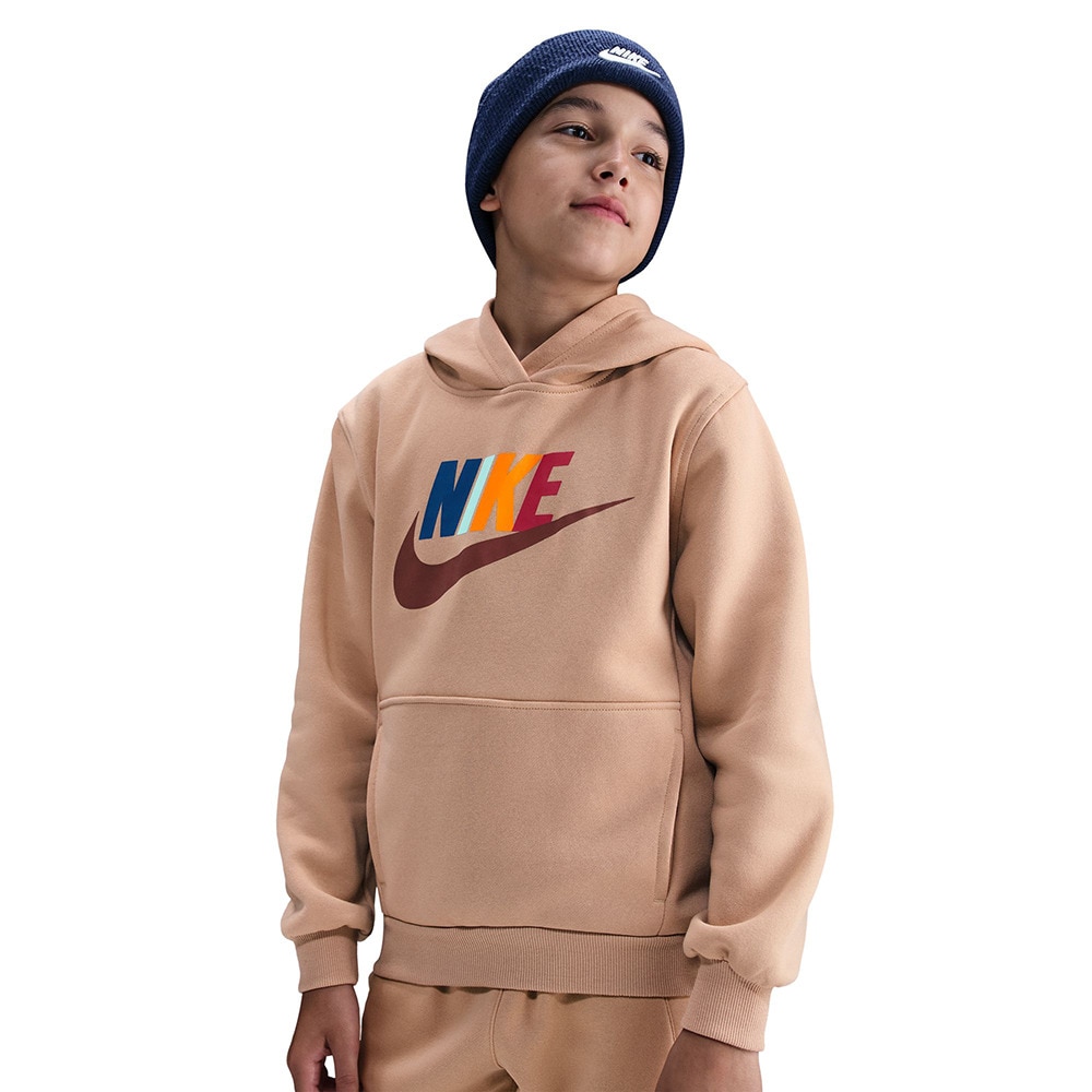 ナイキ（NIKE）（キッズ）ユース NSW クラブ フリース ハイブリッド フーディ FD2988-201
