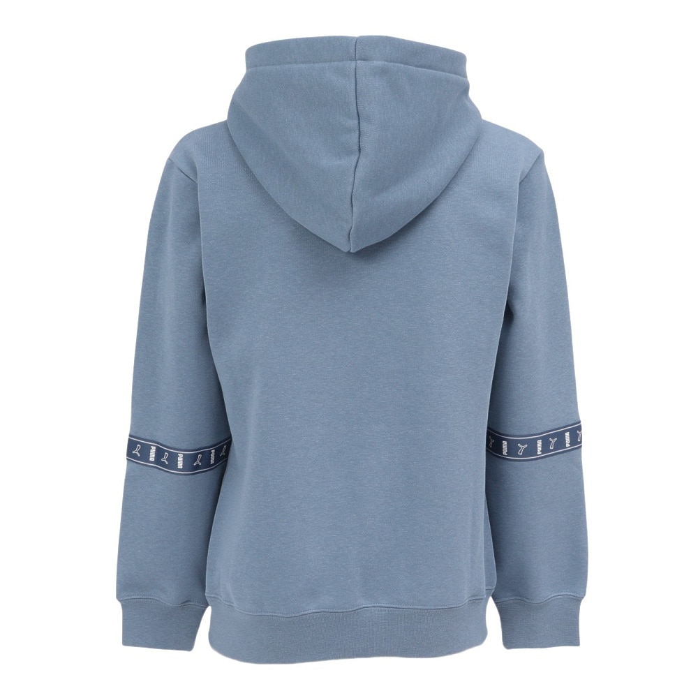 プーマ（PUMA）（キッズ）ジュニア ESS TAPE レイアウト フーディー FL 691165 34 LBLU