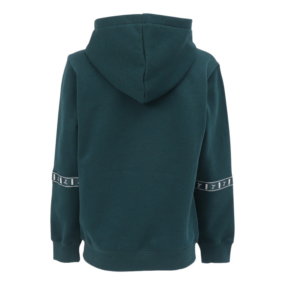 プーマ（PUMA）（キッズ）ジュニア ESS TAPE レイアウト フーディー FL 691165 75 DGRN