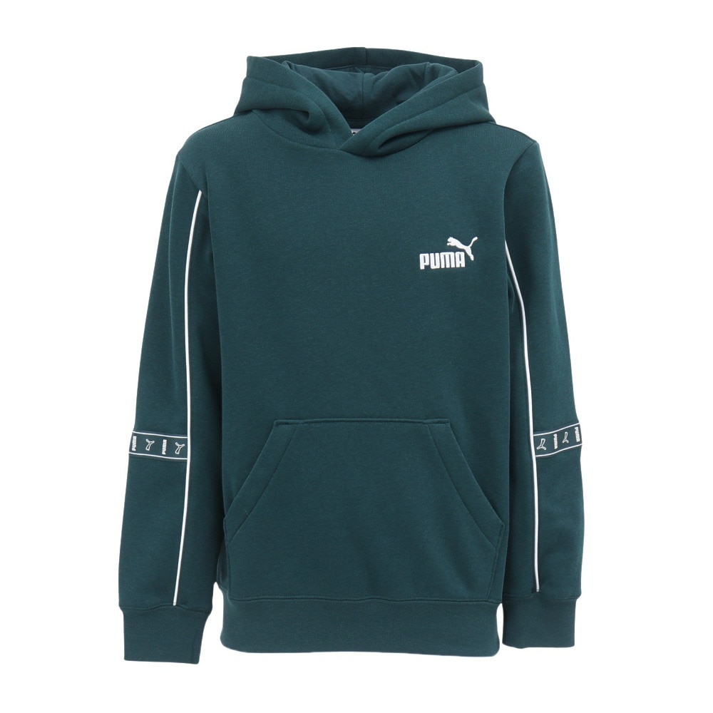 プーマ（PUMA）（キッズ）ジュニア ESS TAPE レイアウト フーディー FL 691165 75 DGRN